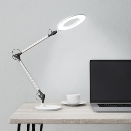 Hastings Home Swing Arm Desk Lamp-Dimmable LED 781655HIE